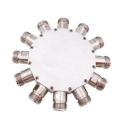 Low Insertion Loss High Port Isolation Coaxial Power Splitter and Combiner with Wide Frequency Range