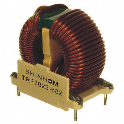 Ferrite πηνίων τρόπου συστημάτων ηλιακής ενέργειας κοινό σπειροειδές πηνίο ISO9001 πυρήνων