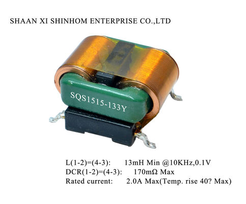 RoHS 250V οριζόντια SMD έμφραξη τρόπου φίλτρων κοινή