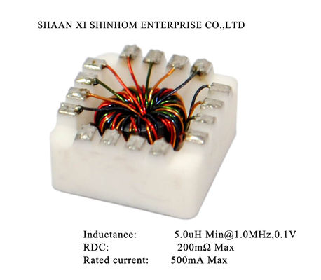 8 Windings SMD κοινή έμφραξη τρόπου φίλτρων της EMI γραμμών στοιχείων