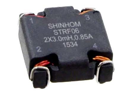 Ferrite πηνίων τρόπου τύπων SMD κοινά σπειροειδή πηνία
