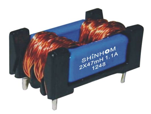 Ferrite ηλεκτρονικής έμφραξη φίλτρων γραμμών εναλλασσόμενου ρεύματος σπειρών 100mH
