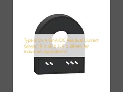 Τύπος Β ή Α 6mA/DC Υπολειμματικός αισθητήρας ρεύματος 16 X 40 X 11,5 X 48mm για βιομηχανικές εφαρμογές
